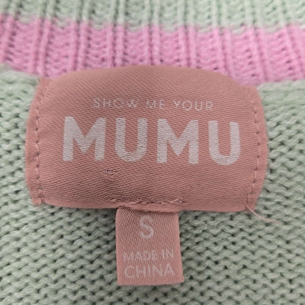 Show Me Your Mumu-Hartford Mint Courtside Sweater Dress-Size Small - Picture 17 of 17